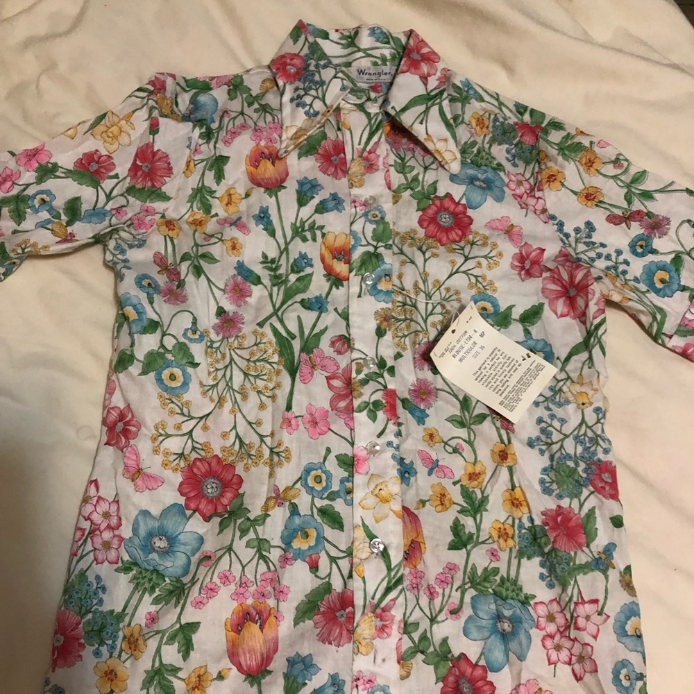 VINTAGE wrangler shirt from the 70’s